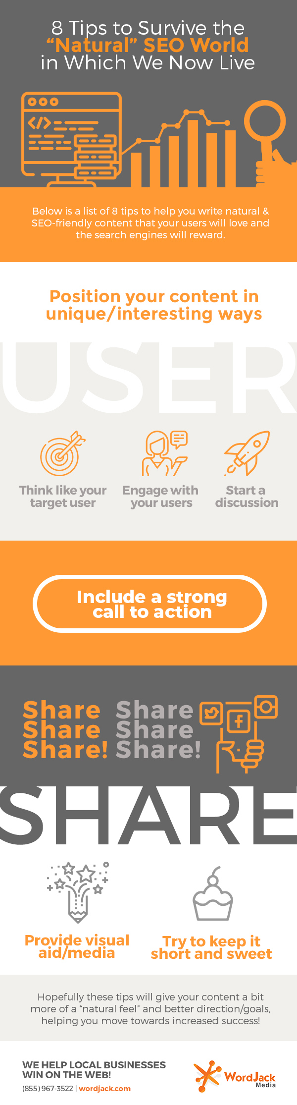 8 Tips to Survive the "Natural" SEO World in Which We Now Live