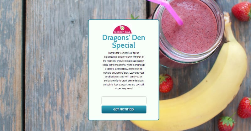 Encourage newsletter signups
