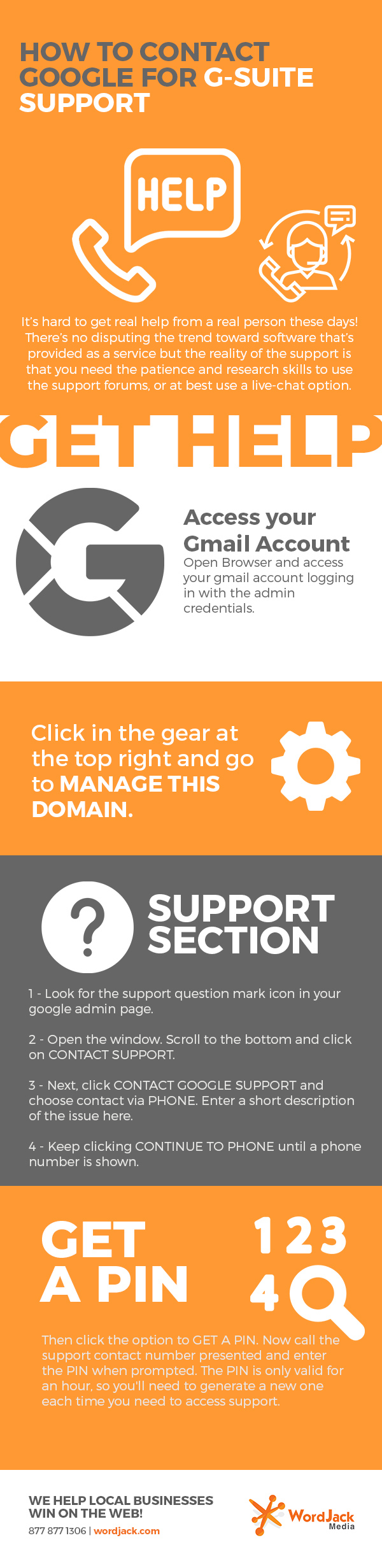 How to Contact G Suite For Email Phone Support [infographic]