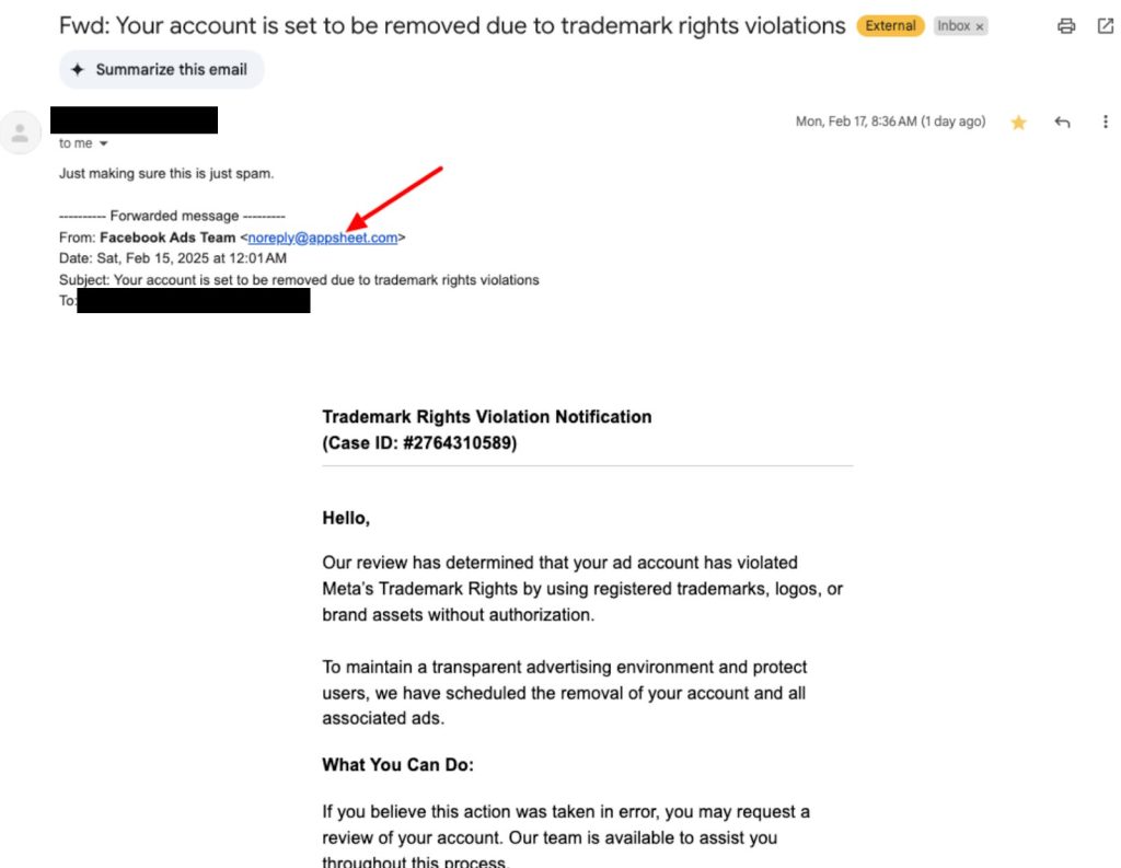 Be Careful Of FB Appsheet Scams