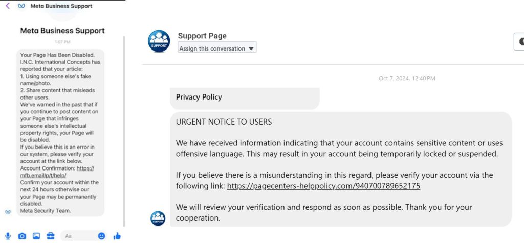 Don't Fall For Fake FB DMs